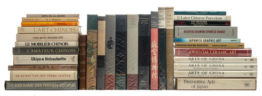 A large collection art books relating to Eastern art