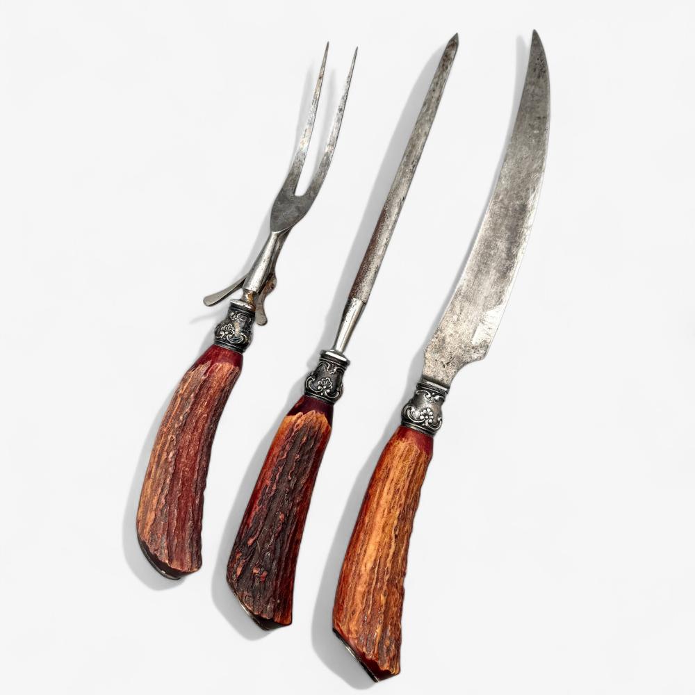 Bone Handled Carving Set
