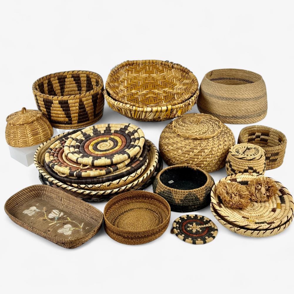 Large Collection of Southwestern Baskets