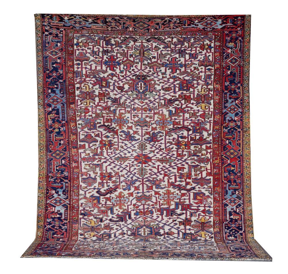 Antique Persian Heriz Carpet
