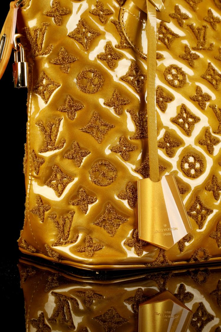 Sold at Auction: EXTREMELY RARE LOUIS VUITTON GOLD PERRIER