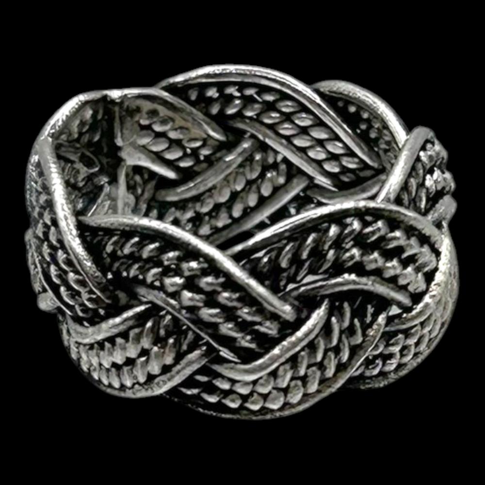 Sterling Silver Woven Braid... image