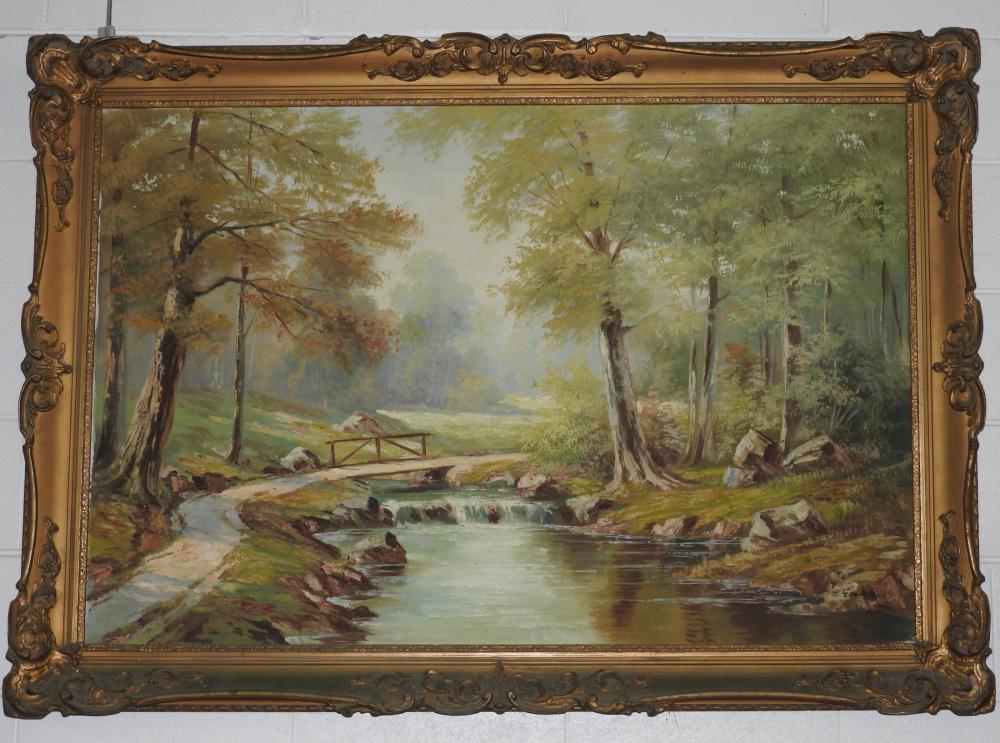 A Late 19th Century Oil Painting by Austrian Listed Artist E.Embler