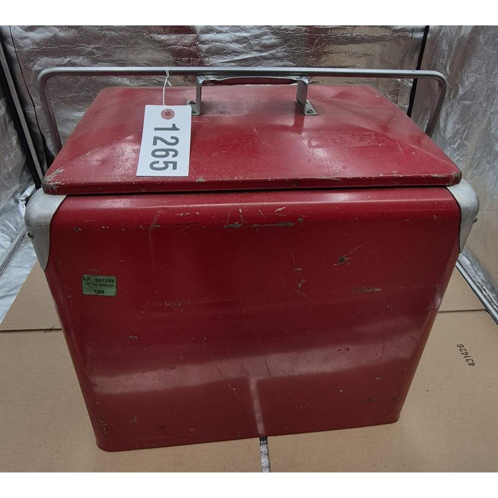 Progress Refrigertor Co. Red cooler