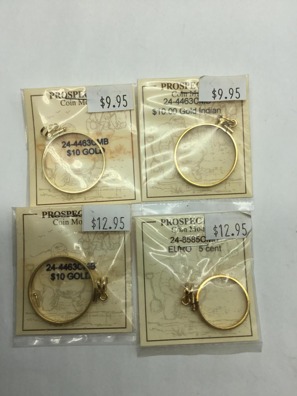 4 24 Kt Coin Bezels