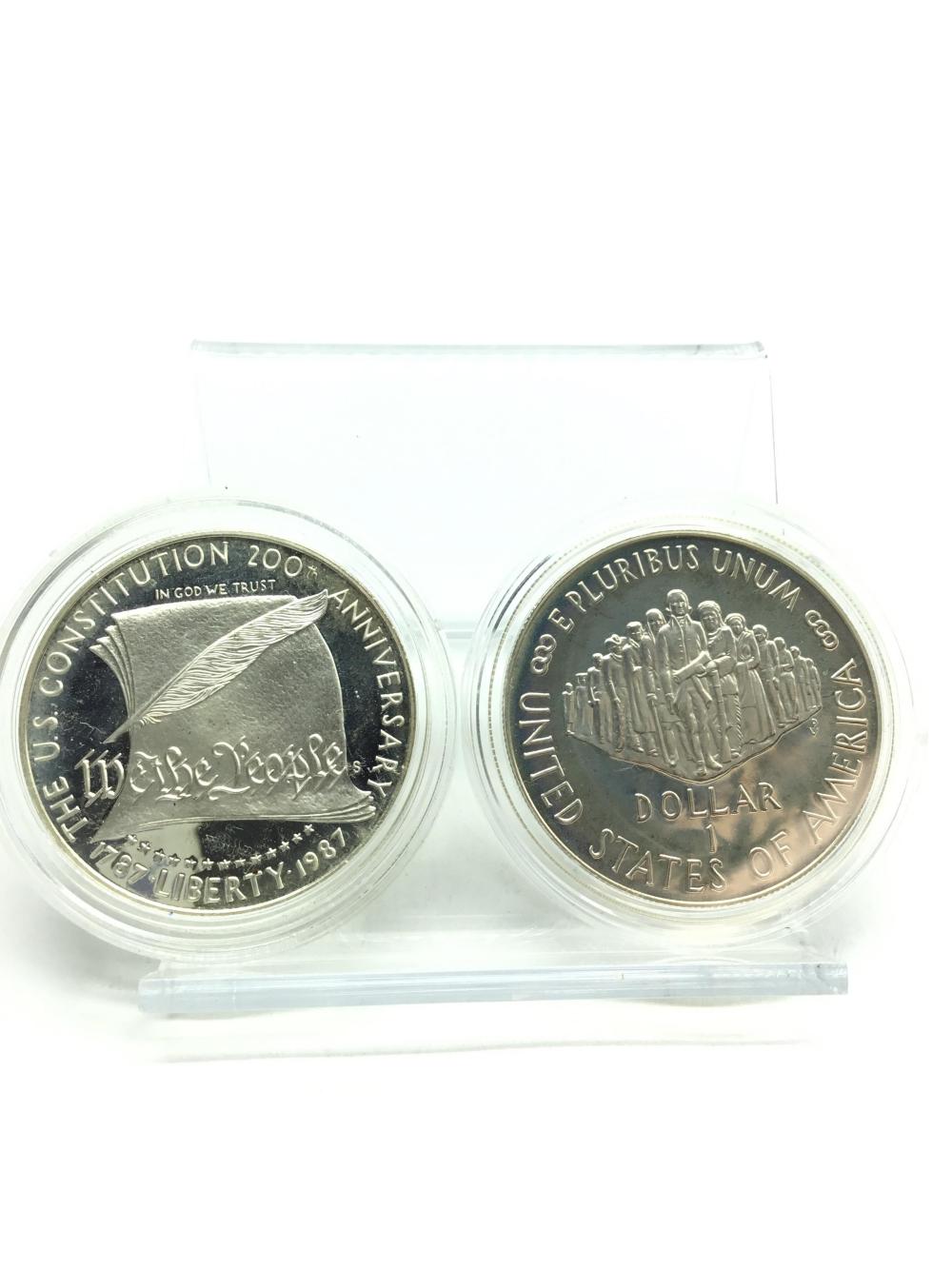 2-1987 Constitution Commemorative Dollars