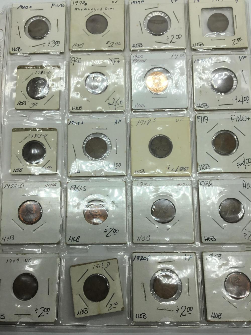 20 Lincoln Pennies