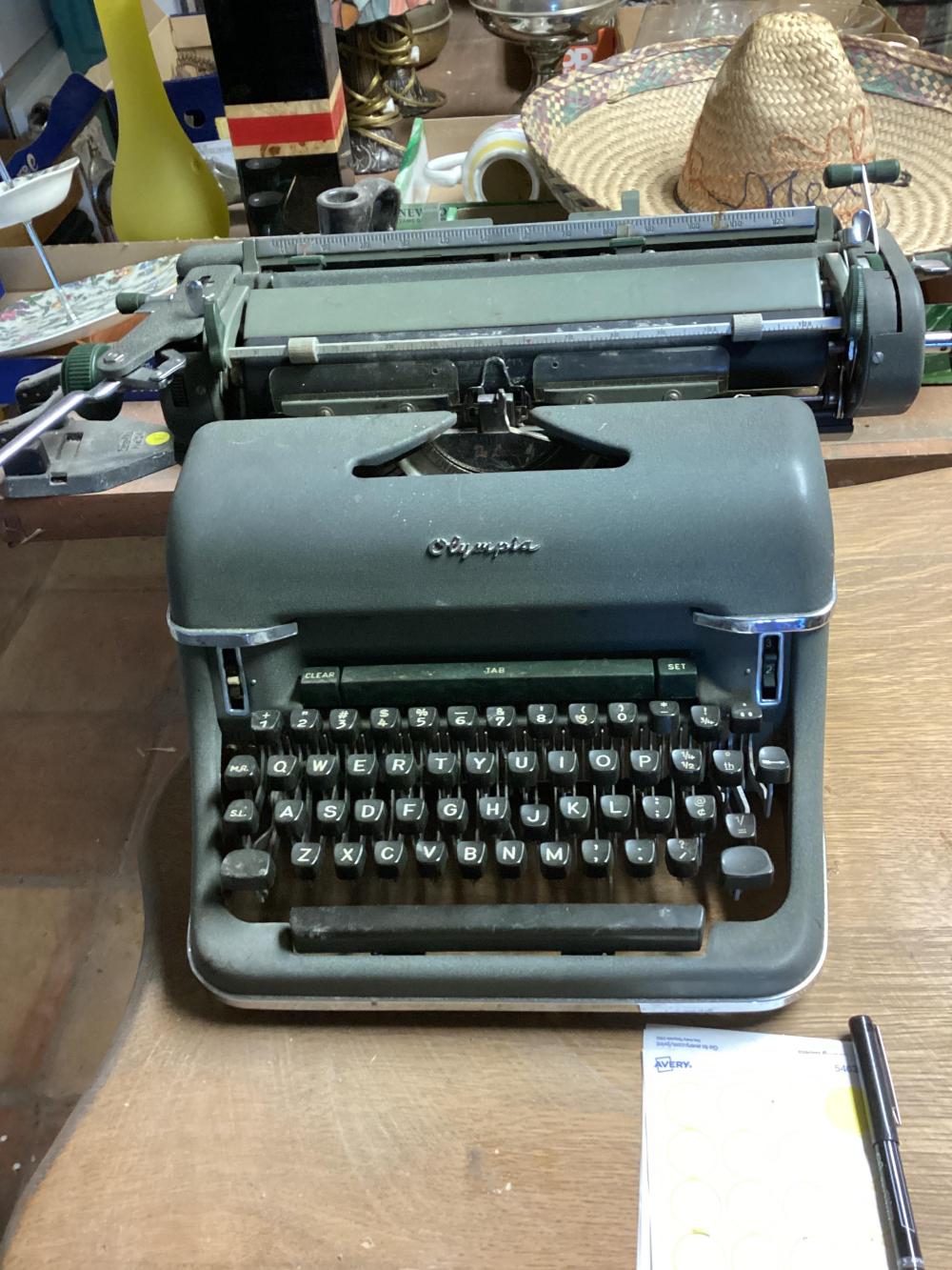 Olympia, vintage typewriter, will need a new