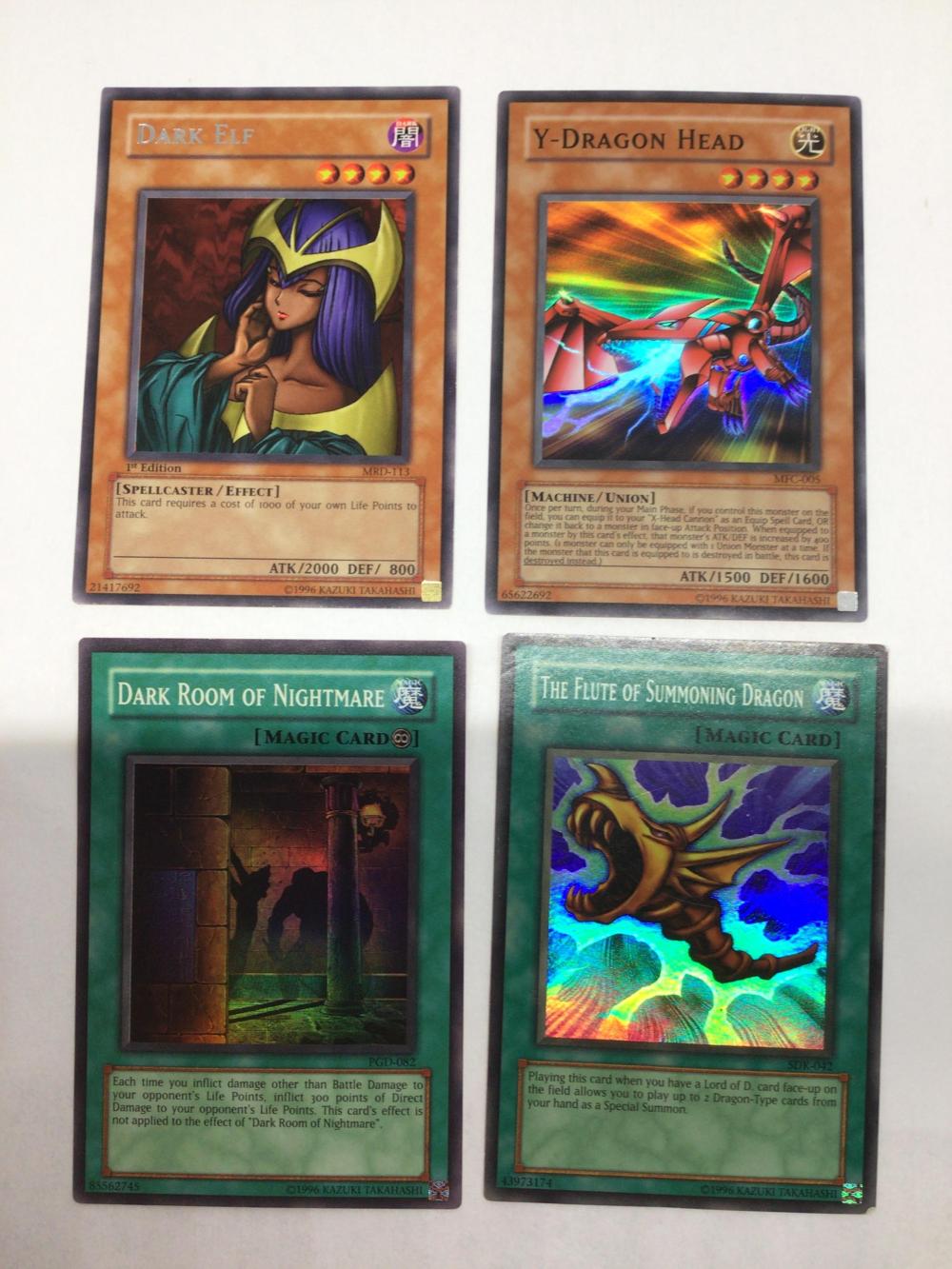 Yu-Gi-Oh Holofoil Gaming Cards (4)
