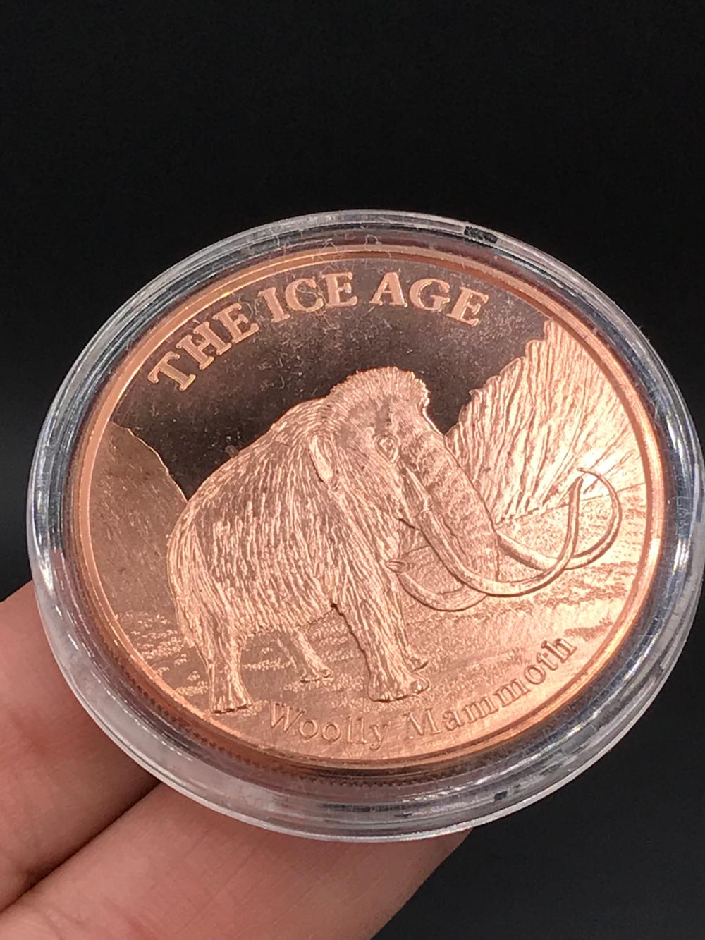 Coin, Mammoth, Copper, Decor, Collectible,