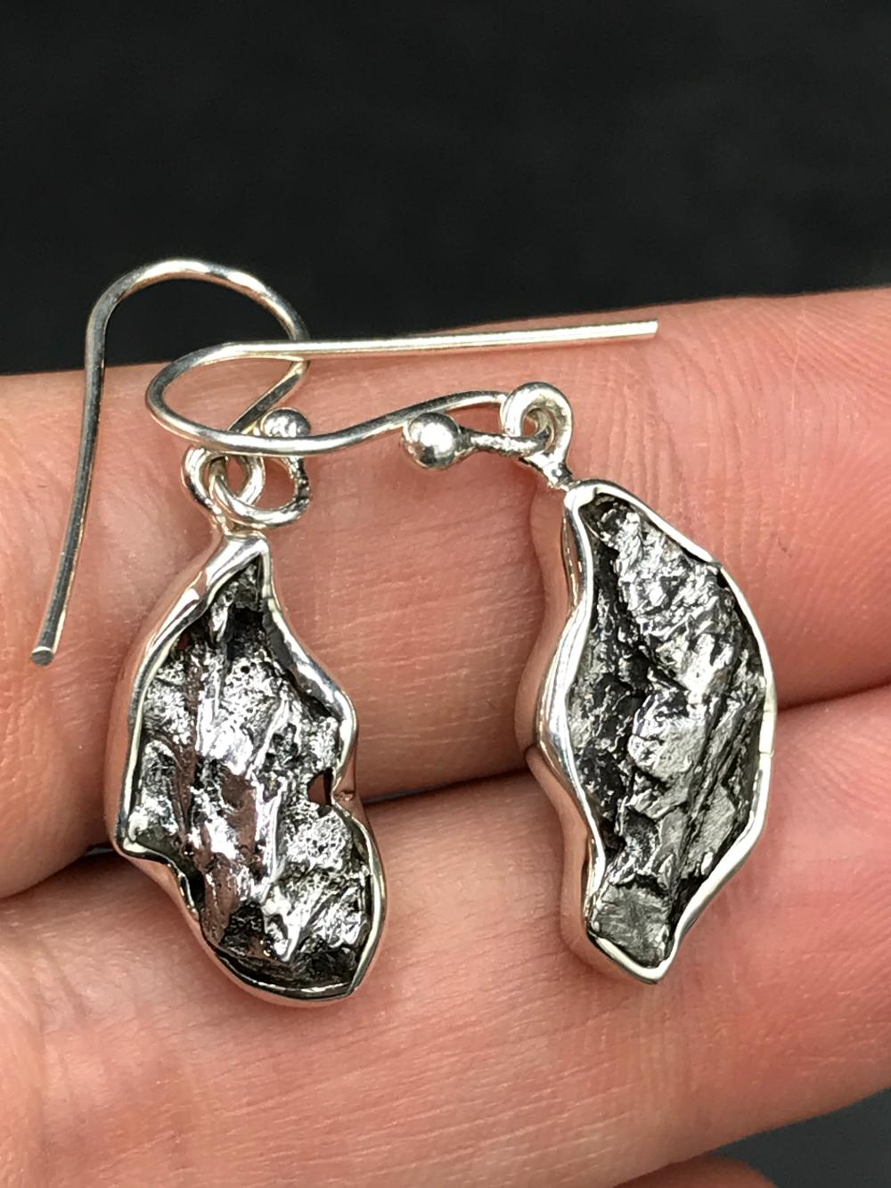 Meteorite, Rock, Crystal, Natural, Collectible, Outerspace, Sterling