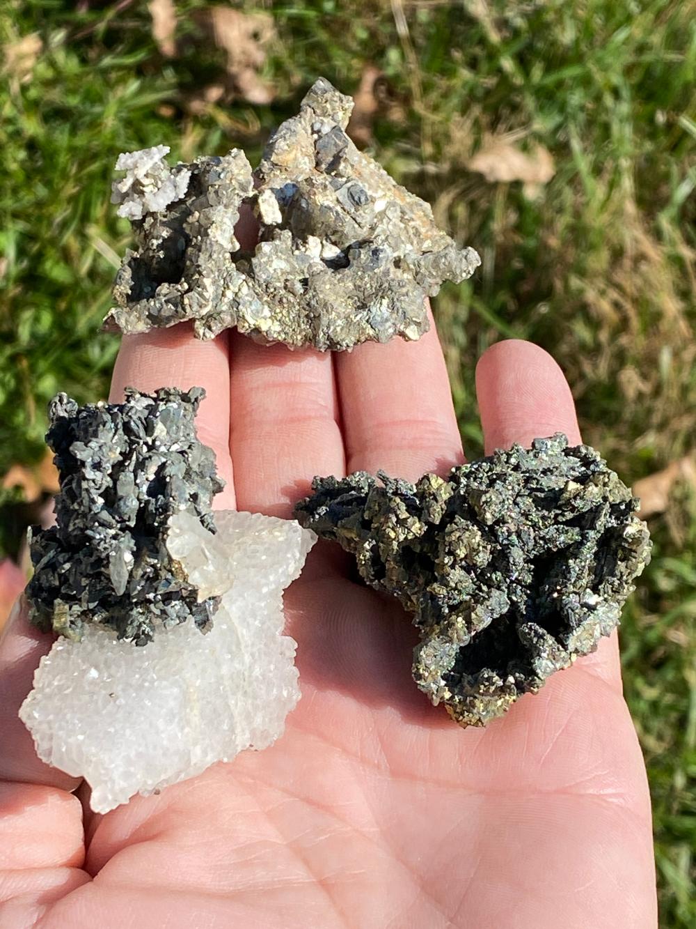 Marcasite, Pyrite, Calcite, Rock, Crystal, Collectible, Mineral, Specimen