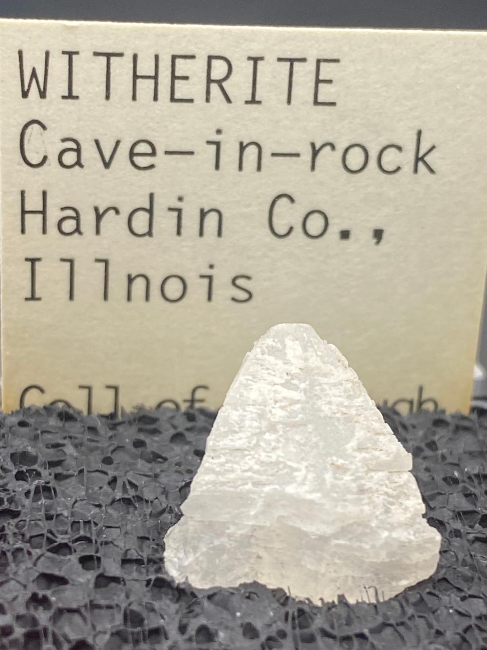 Witherite Cave-in-Rock, IL Charlie Hall Collection