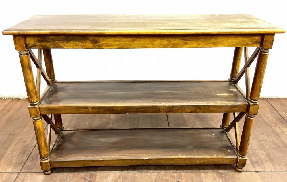 Contemporary Style Low Bookcase
