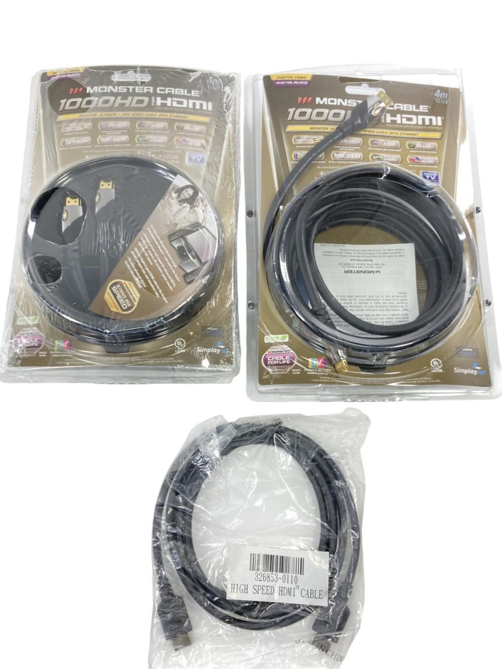 Monster Cable 4M 1000 HD For HDMI Cords