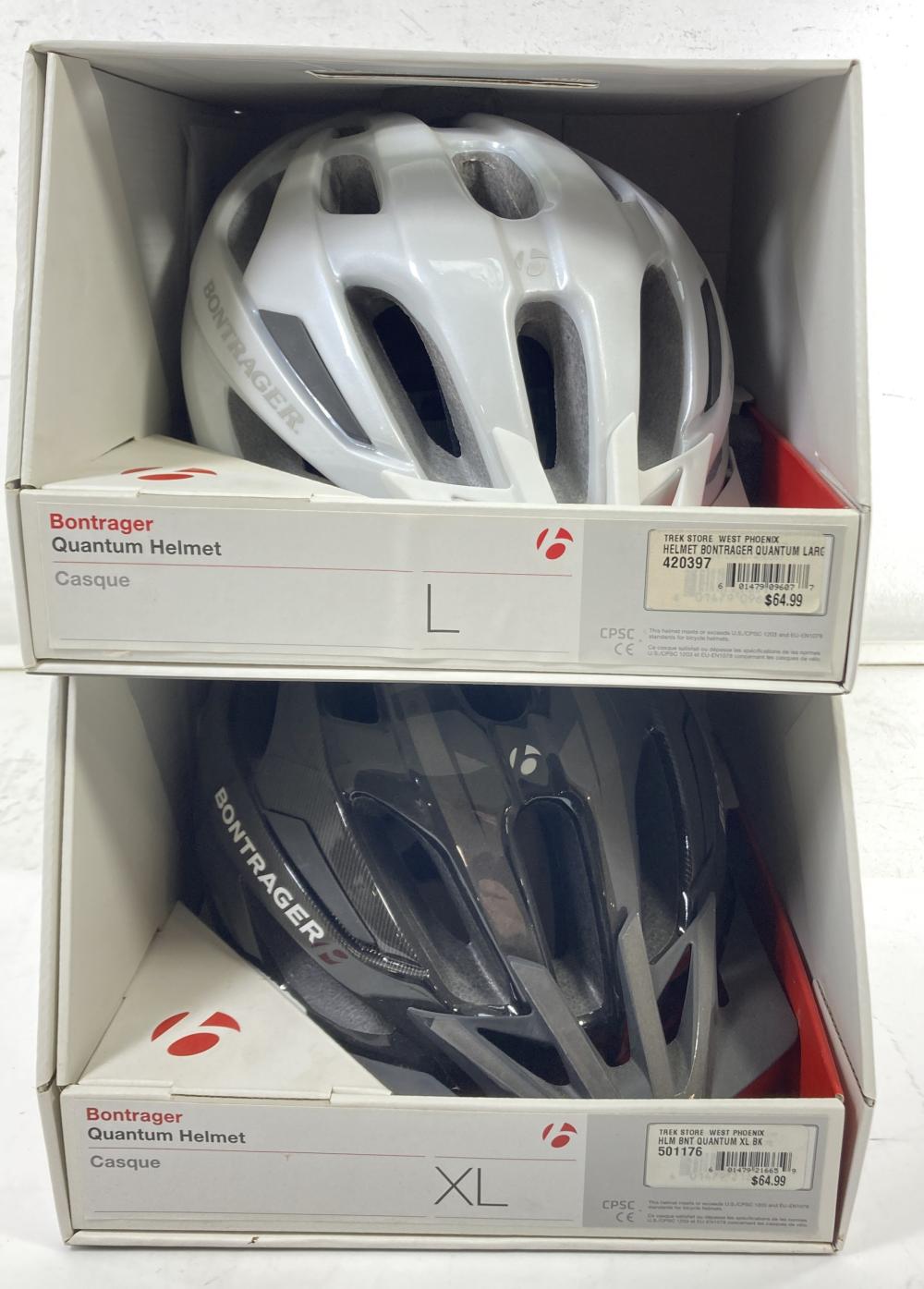 (2) NIB Bontrager Quantum Helmets