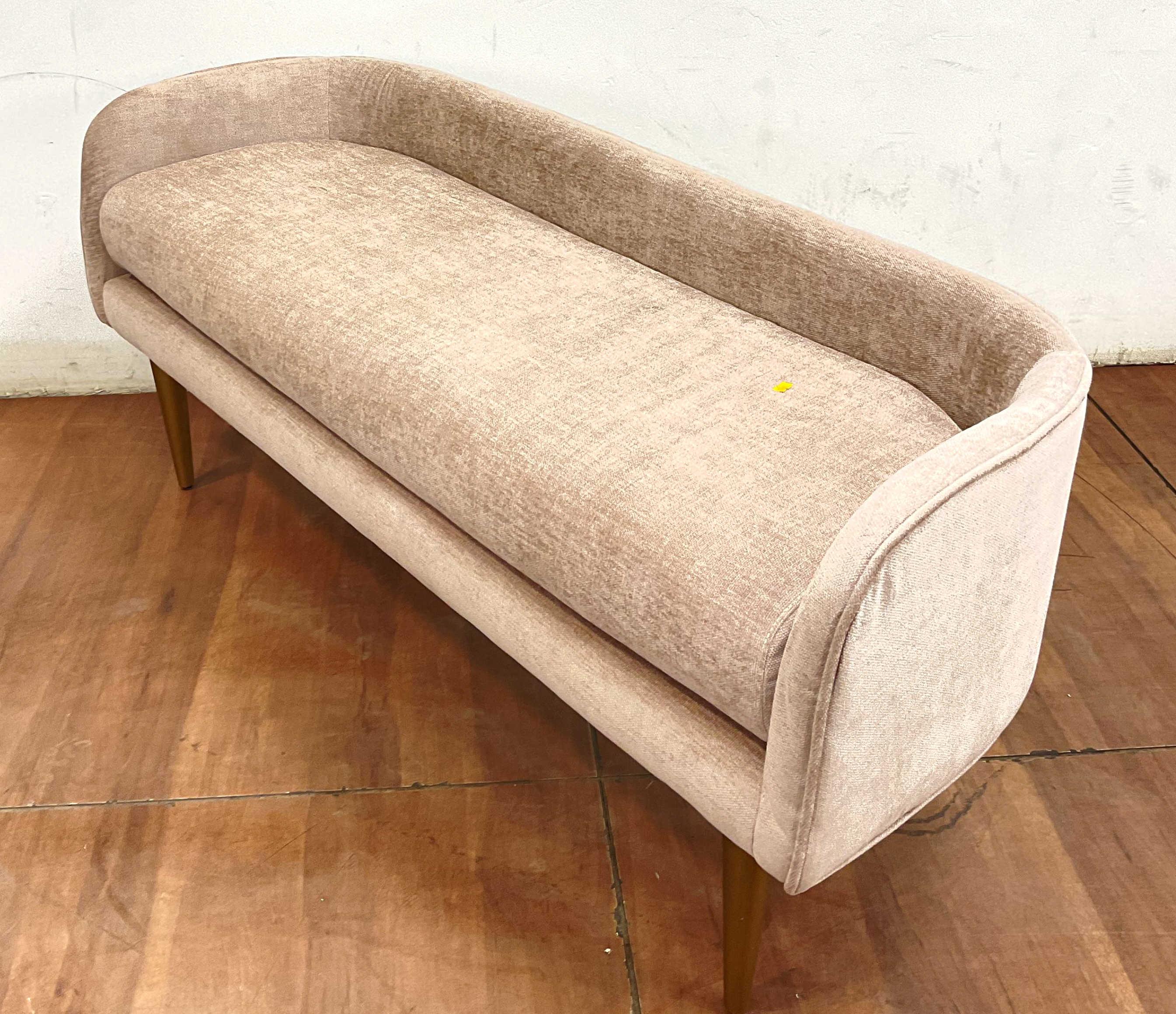 Lot - West Elm Mid Modern Inspired Celine Slipper Bench