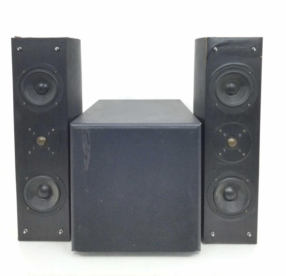 Powered Subwoofer w/ Pinnacle Surround Speakers
