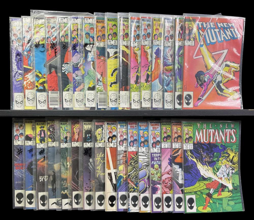 (80) Marvel The New Mutants Comic Books