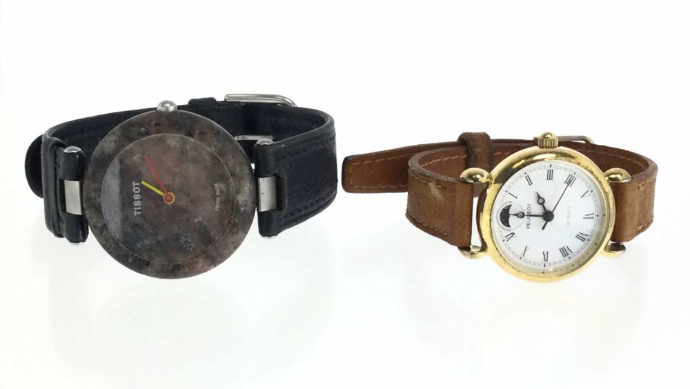 (2) Men's Designer Style Wrist Watches