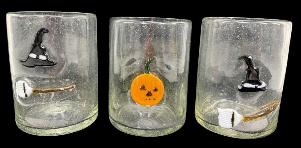 (3) Anthropologie Mystic Icon Halloween Glasses