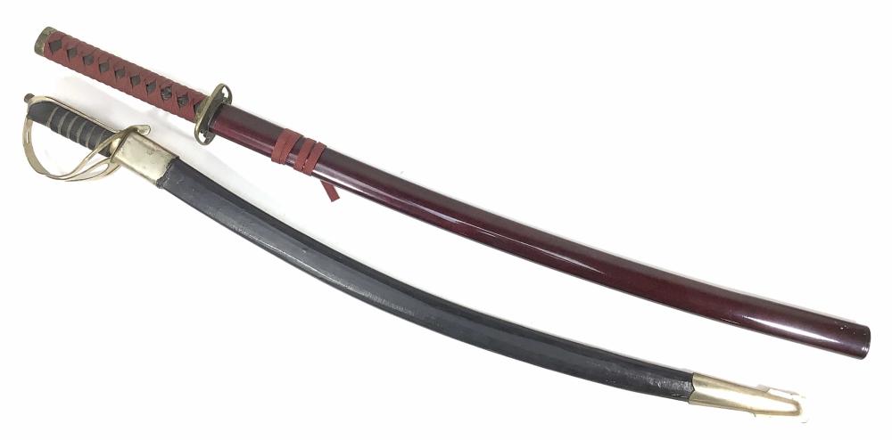 (2) Fantasy Swords w/ Scabbards