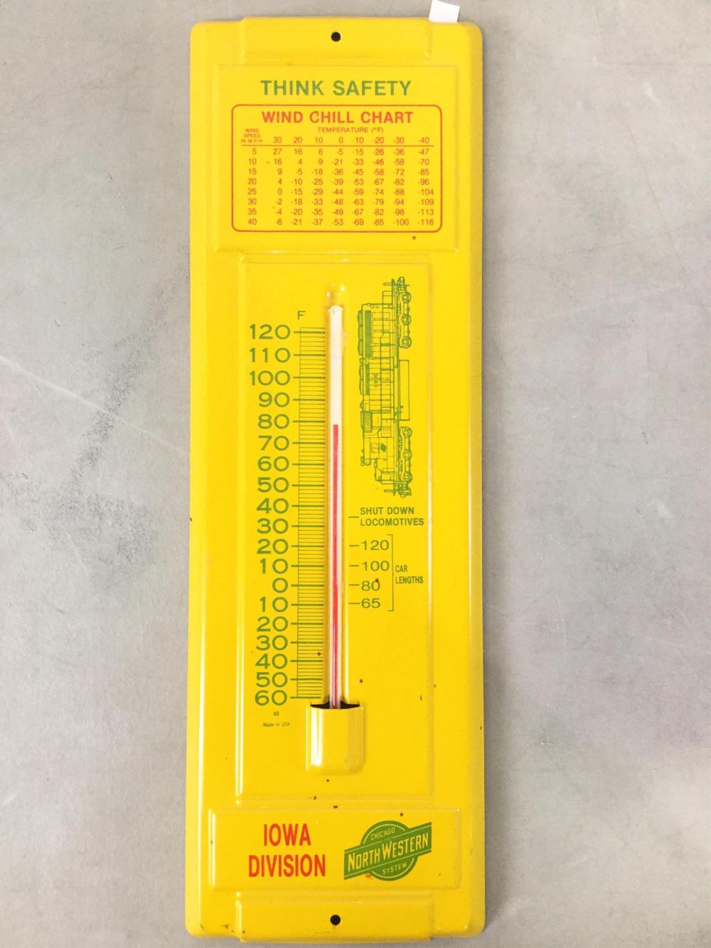 Chicago North Western System Thermometer