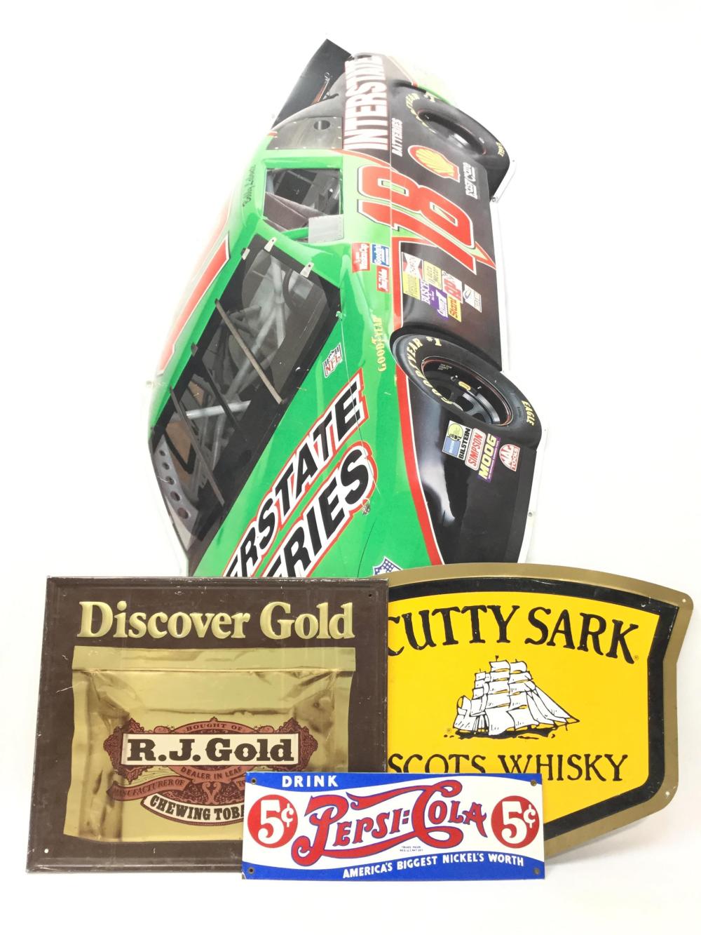 (4) Vintage Reproduction Signs Feat. Pepsi