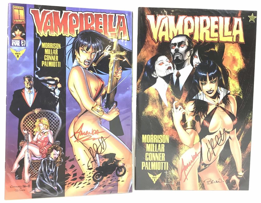 (11) Signed Vampirella Comic Books