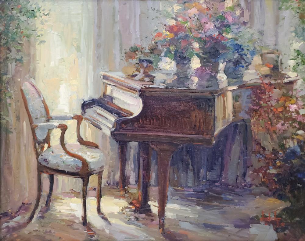 Laidgo Signed Oil On Canvas Painting