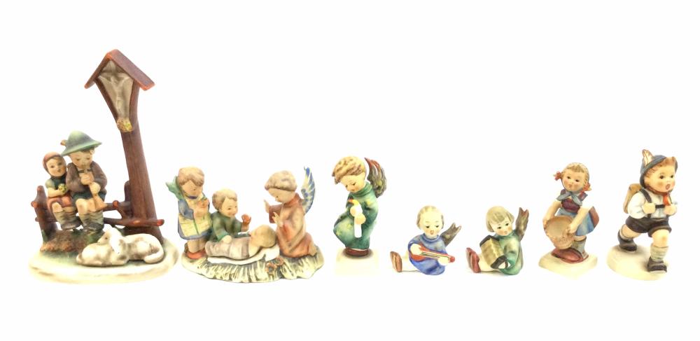 (7) Goebel Hummel Porcelain Figurines