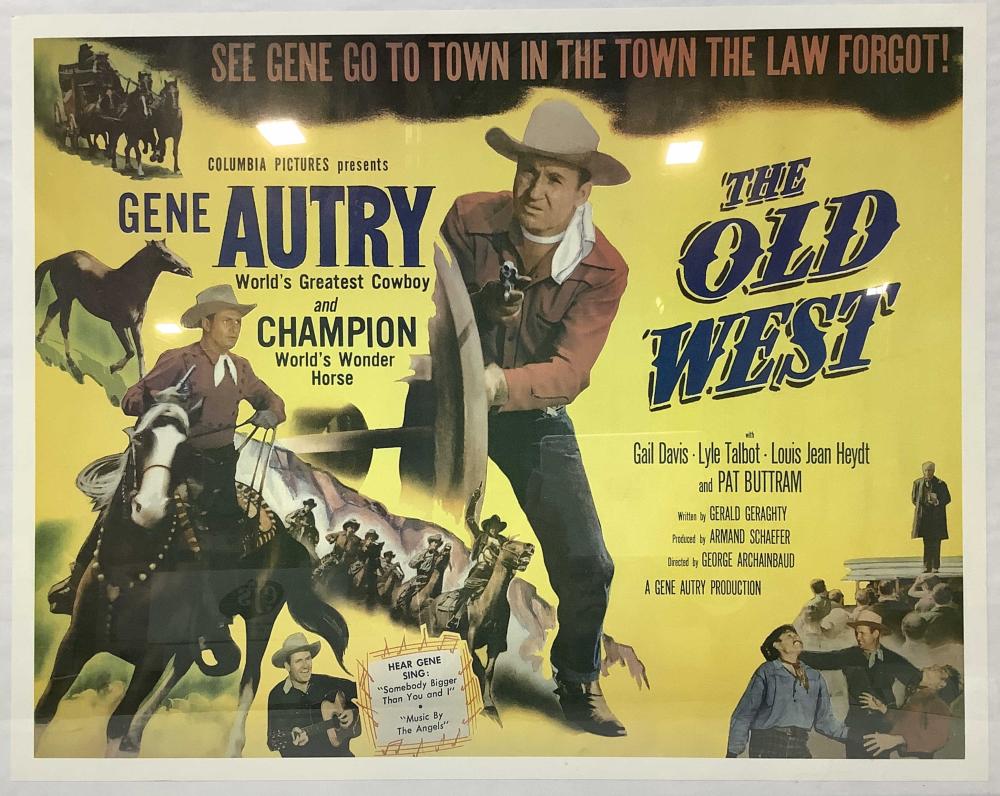 Gene Autry The Old West Lobby Card / Poster