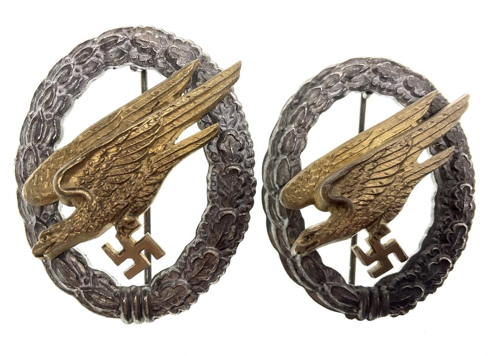 (2) Luftwaffe G.H. Osang Dresden Paratrooper Badge