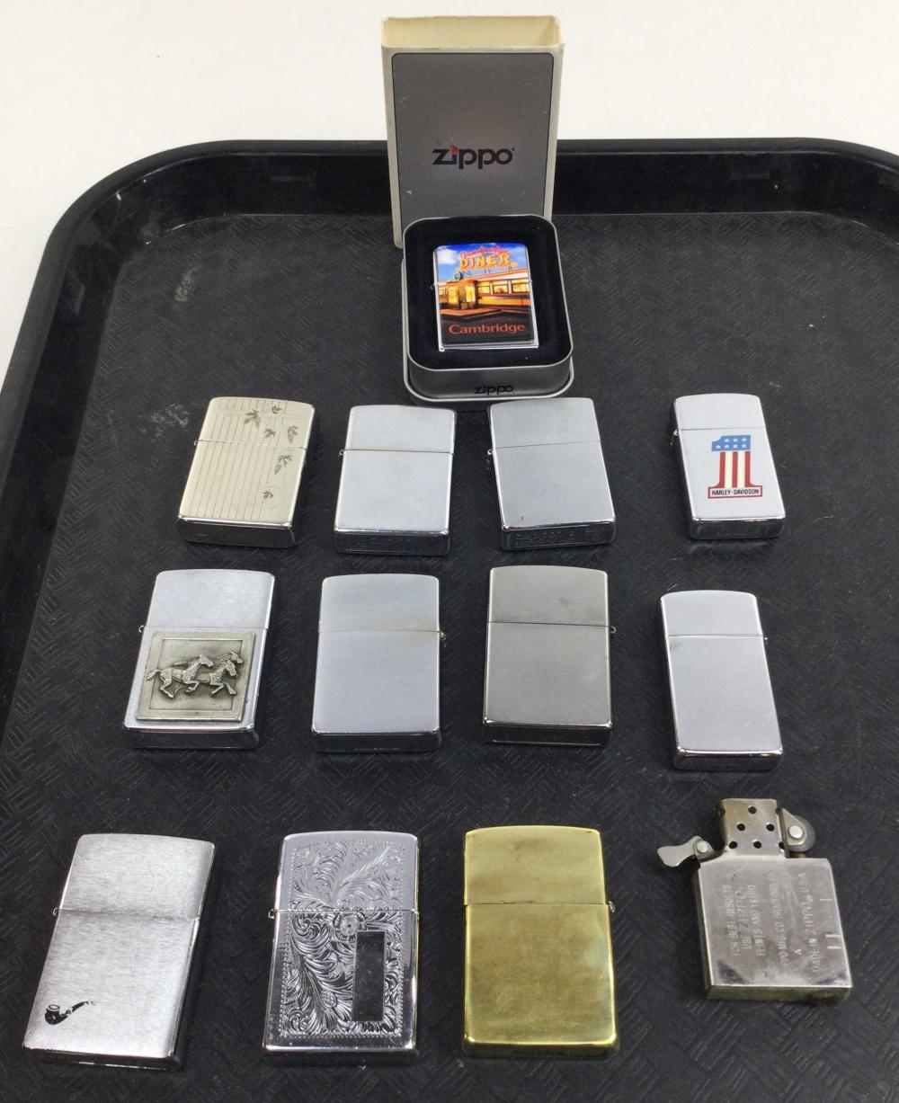 Assorted Zippo Windproof Lighters