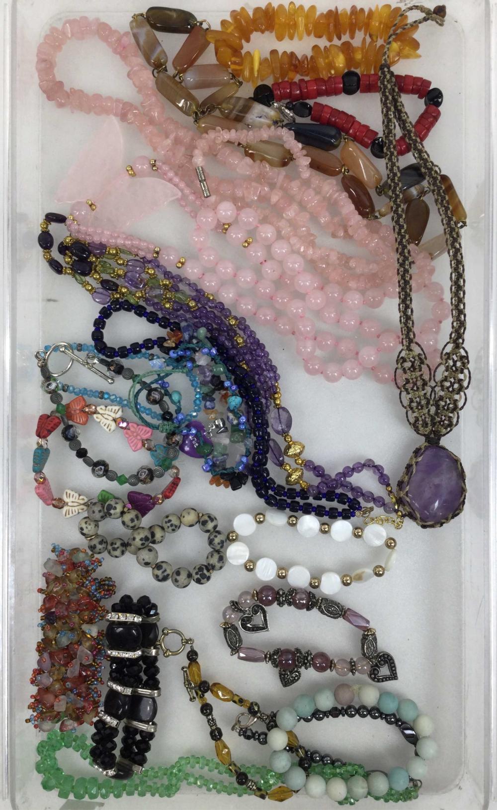 Beaded/ Mineral Fashion Jewelry Necklaces