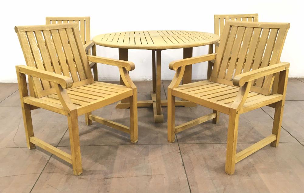 (5pc) Nauteak Maritime Heritage Teak Patio Group