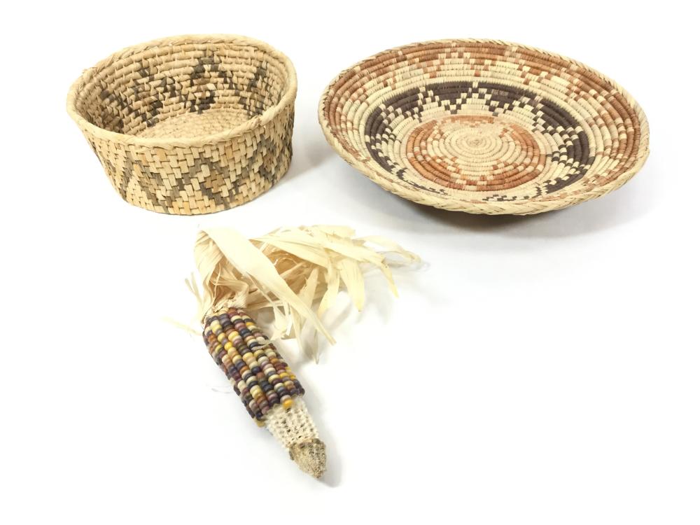 Native American Style Wicker Baskets