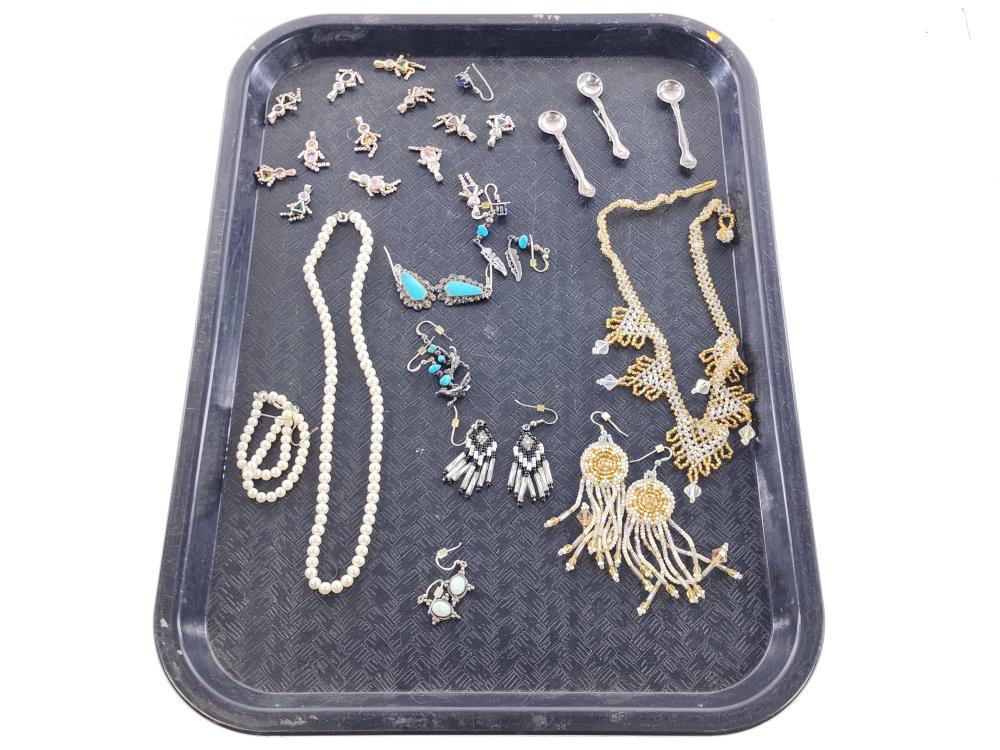 Sterling Silver & Mineral Fashion Jewelry, Earrings