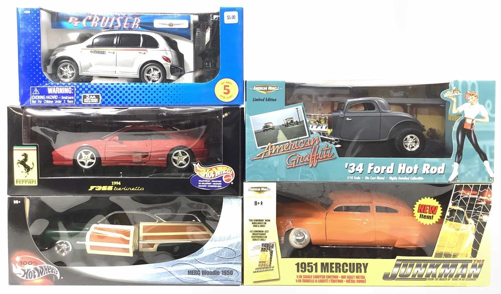 (5) Cars, Hot Wheels, American Graffiti, RC Car