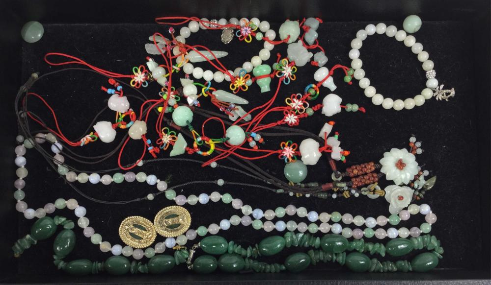 Jade Mineral Fashion Jewelry Necklaces, Earrings