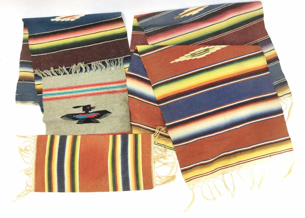 Native American Style Table Runners, Tapestries