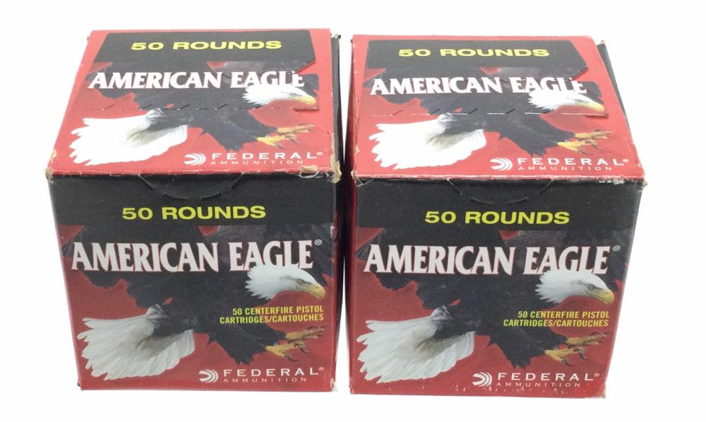 (100) Rds. Federal .45 Auto 230gr FMJ Ammo