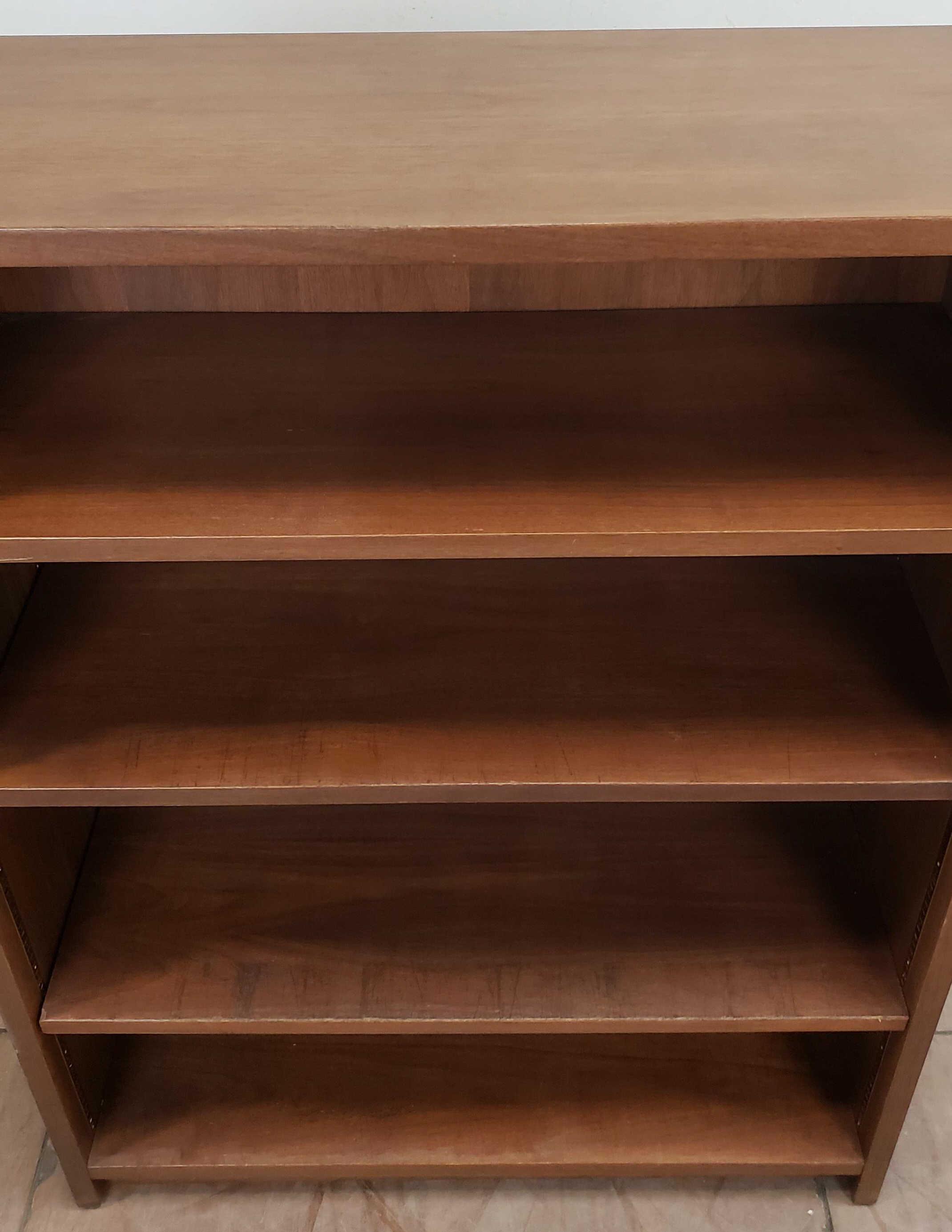 Lot - Mid Century Modern Style Wood Bookcase