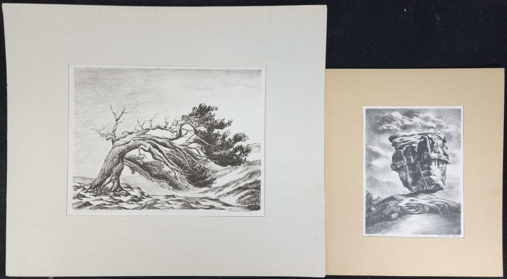 (2) Charles E. Strausenback Signed Limited Edition Prints