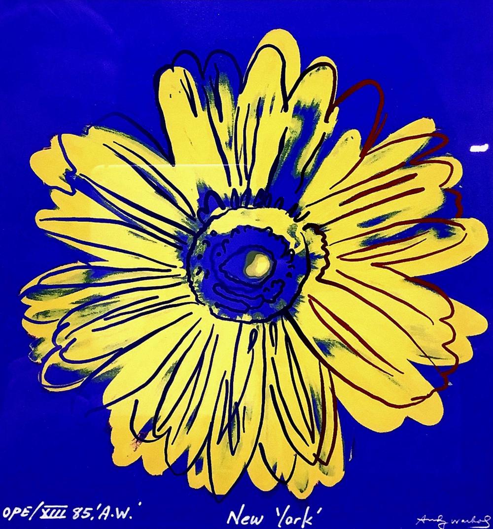 Andy Warhol Limited Edition Lithograph Signed In Plate