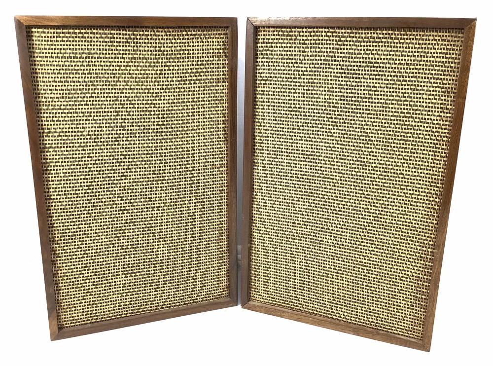 Mid Century Modern Walnut Speaker Cabinets