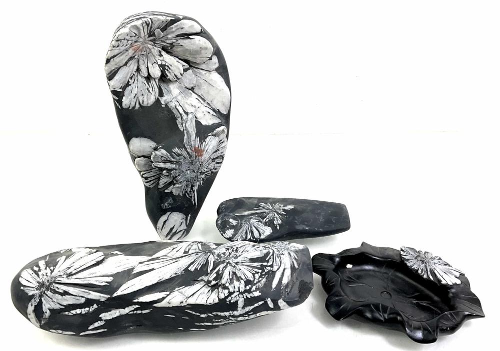(5) Chrysanthemum Stones & Tray