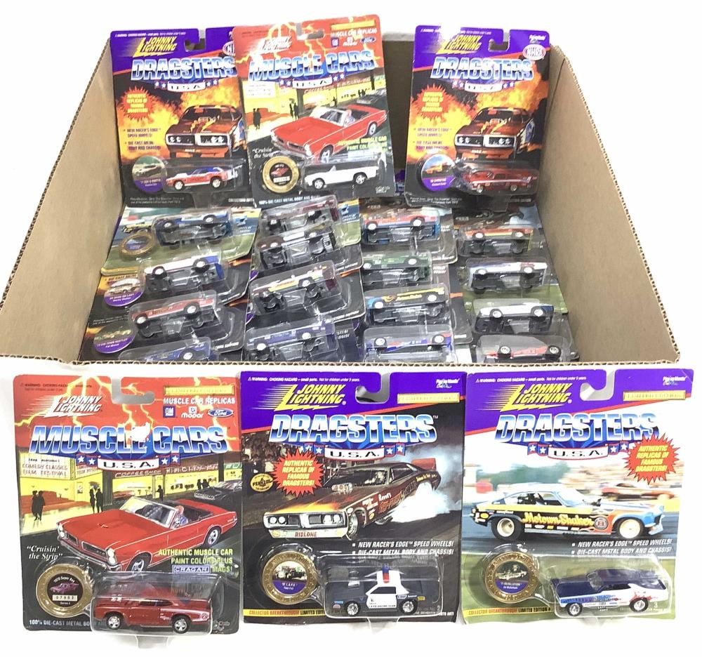 (20+) NIP Cars, Johnny Lightning, Dragsters