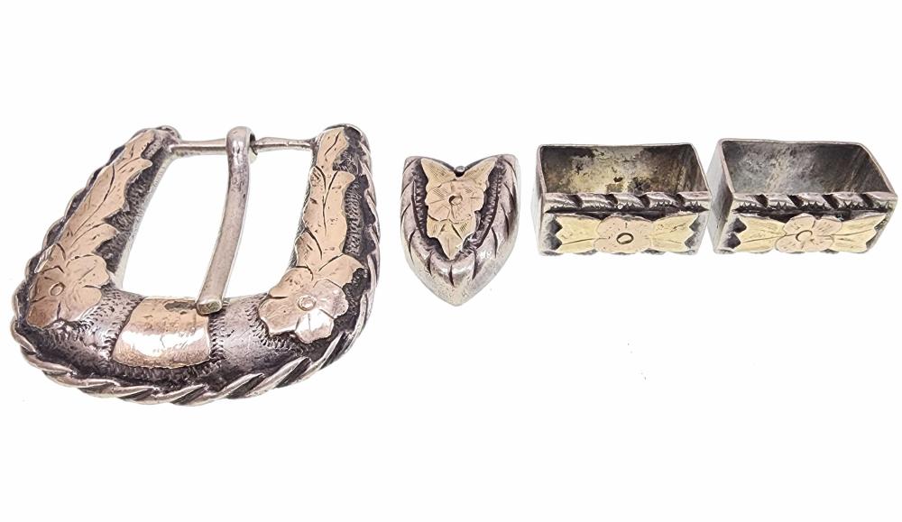 Mexican Sterling Silver Belt Hardware