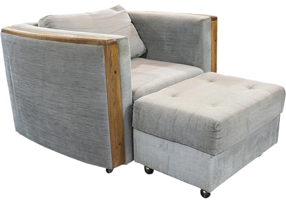 United Upholstery Co Modern Armchair & Ottoman